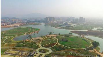 博世科建設(shè)的賀州市愛(ài)蓮湖公園正式開(kāi)園